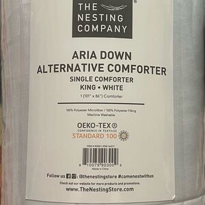 White King Comforter Bedding
